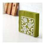 Modern Metal Napkin Holder Tissue Box Covers Flower Pattern For Home Decor