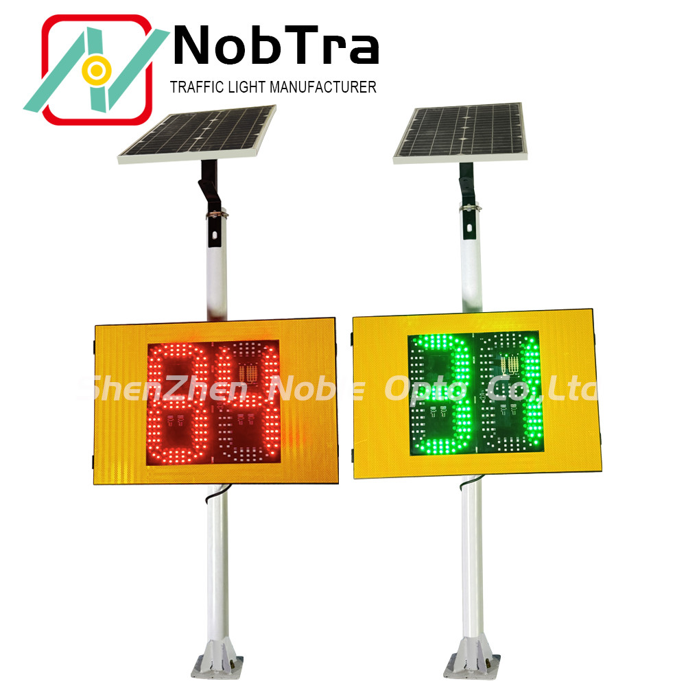 Solar LED Radar Feedback Sign with Weatherproof IP54 and Painted Iron Board