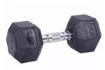 Commercial Weight Lifting Dumbbell Set Man Fitness Black Rubber Hex Dumbbell