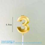 Colorful Happy Creative Birthday Number Sparkler Candle Cake Decoration Supplies