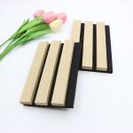 Polyester Fiber Wpc Acoustic Wall Panels Ecofriendly Wood Veneer