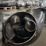 Black Color Carbon Steel Weld Fittings sch40 For Chemical