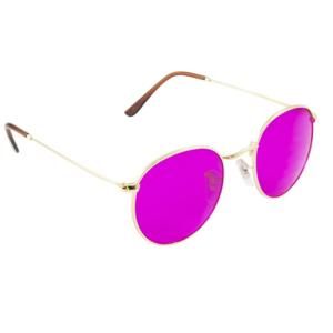 Wholesale Round Retro Sunglasses Men Women Vintage Small Circle Ligth Therapy Sun Glasses from china suppliers