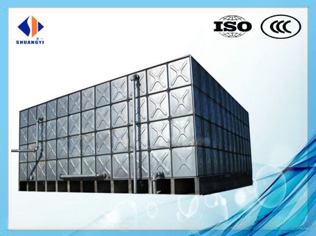 Food Beverage Hot Dipped Galvanized Steel Equalization Tank Water Storage Tank 1000L