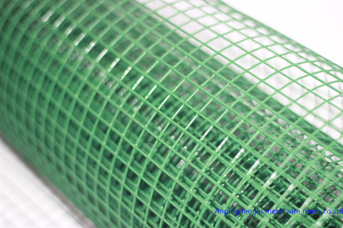 PVC Coated Holland Welded Wire Mesh Fenc Panels Garden Building Square / Hexagonal Hole