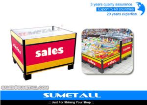 Wholesale Steel Promotional Display Counter Storage Containers For Supermarket Products Promotion from china suppliers