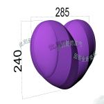 Customized PVC DIGITAL PRINT Valentines Decoration Giant Inflatable Red Heart