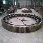 Construction Site Heavy Duty Big Dimension Mill Girth Gear and rotary kiln girth