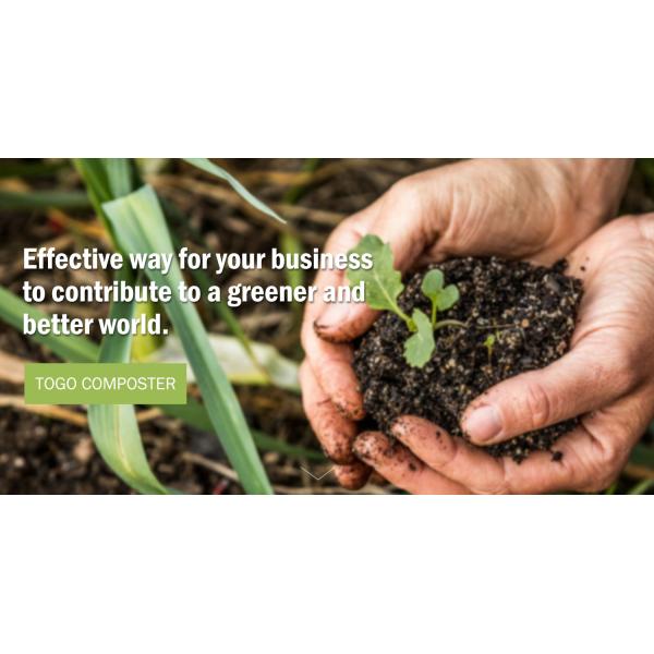 304SS 50Hz Food Waste Decomposer Machine Kitchen Organic Waste Recycling