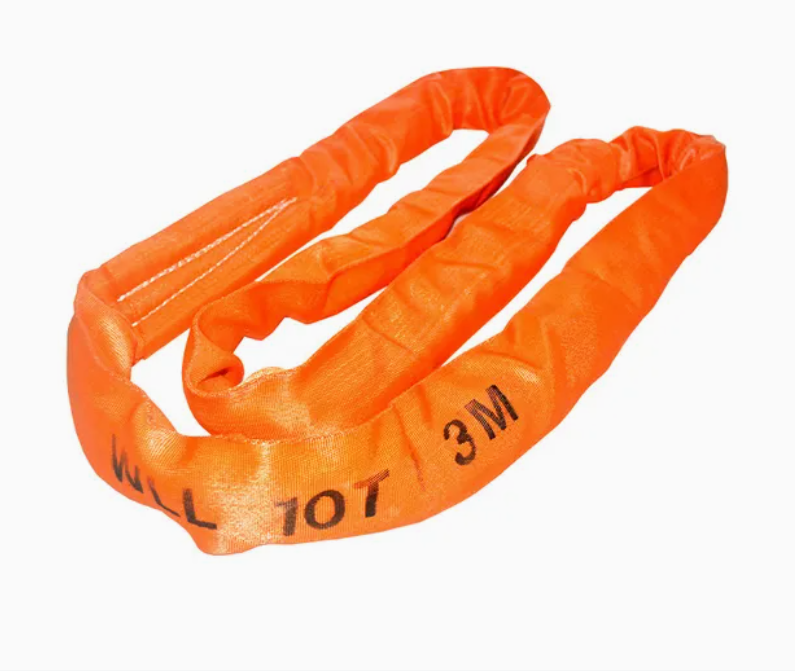 Heavy-Duty Polyester Webbing Round Sling for Lifting Steel Pipe – Safe Durable & Cost-Effective