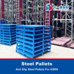 Anti Slip Steel Pallets Iron Pallet Metal Pallets For ASRS Automatic Storage And