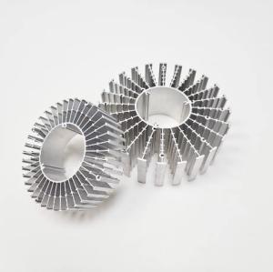 Wholesale T Profile Custom Aluminum Radiator Black Or Customized Round Aluminum Heat Sink from china suppliers