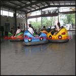 amusement rides steel floor electric net bumper car