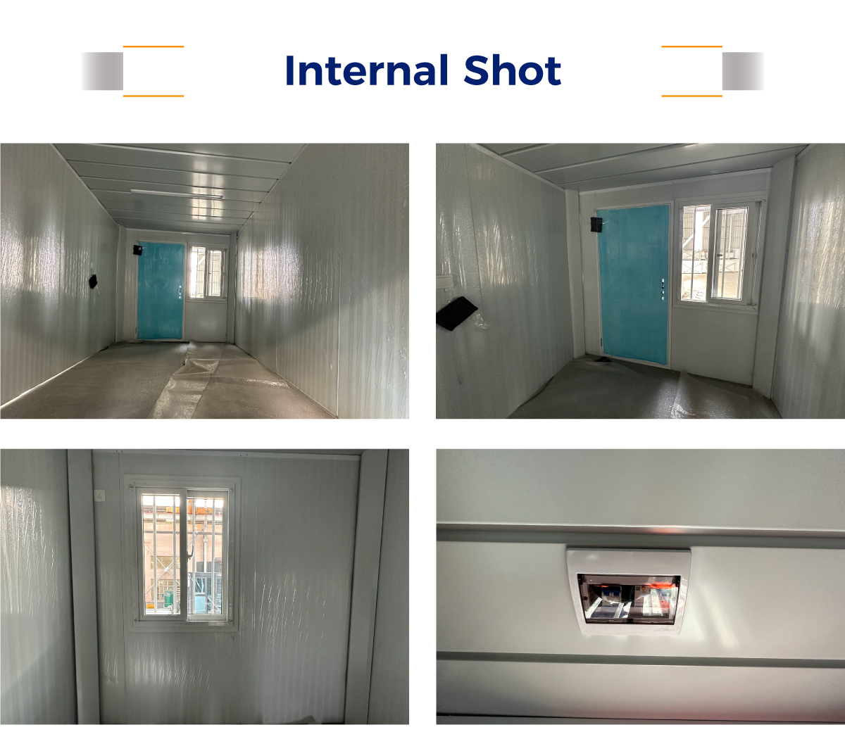 Standard Thickness Two Story Container House 40 Foot Container House Prefabricated Foldable Prefab Tiny House