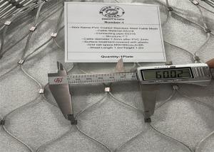 Wholesale 30 Years SS316 Stainless Steel Wire Rope Ferruled Mesh For Balustrade from china suppliers