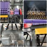 Double Shaft Copper Cable Aluminum Metal Shredder Machine