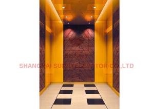 Wholesale Single Door Passenger 4.00m/S 1600kg Passenger Elevator Mirror Etching Stainless Steell from china suppliers