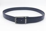 3.3cm Men's Reversible Leather Belt Classic Cow Genuine Leather Luxury Strap
