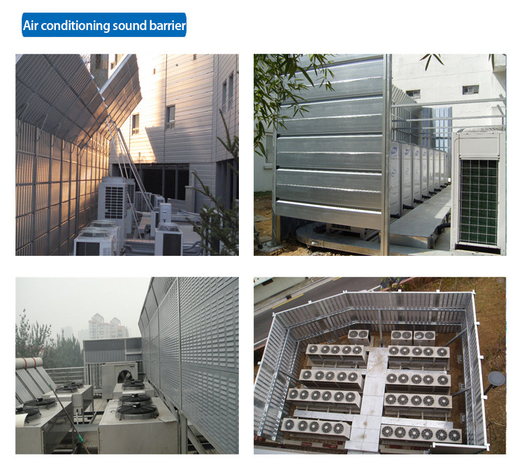 Road Noise Barrier with Aluminum Panel Sound Insulation Screen and Isolation Barrier