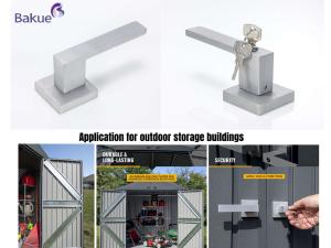 Wholesale Shed Door Lock Handle Die Casting 3Keys 72H UV Outdoor Storage lock from china suppliers