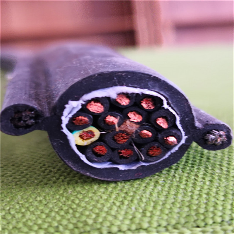 Round Pendant Control Cable with 1 Steels For Crane and Lifter RVV1G 8*1.0MM2