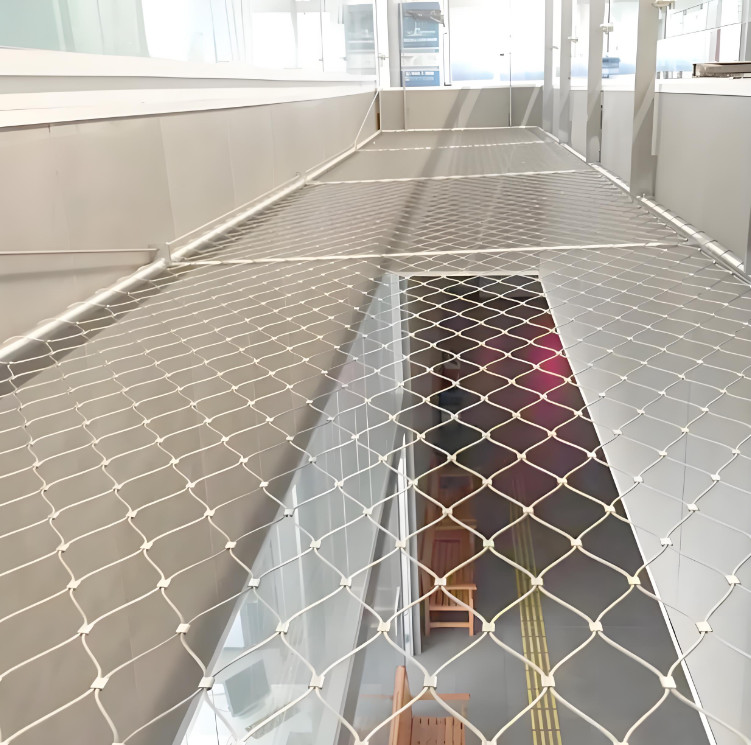 2.0MM Flexible Stainless Steel Cable Netting Resilience Flexibility Knotted Type