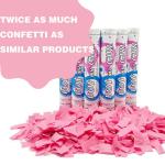 Amazing Baby Gender Reveal Party Decorations Blue And Pink Biodegradable