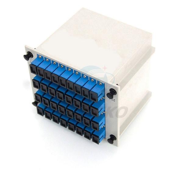 OEM 32 Way SC UPC Passive Fiber Optic Splitter GPON FTTH