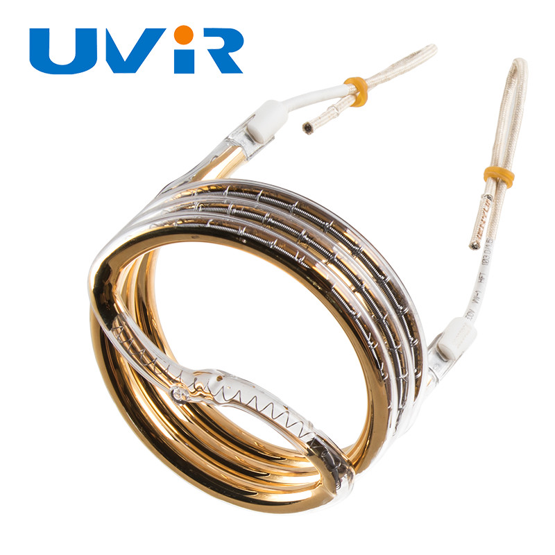 UVIR Customized Ring Shaped Heating Element Tube Gold Coated Radiator 2700w 380v