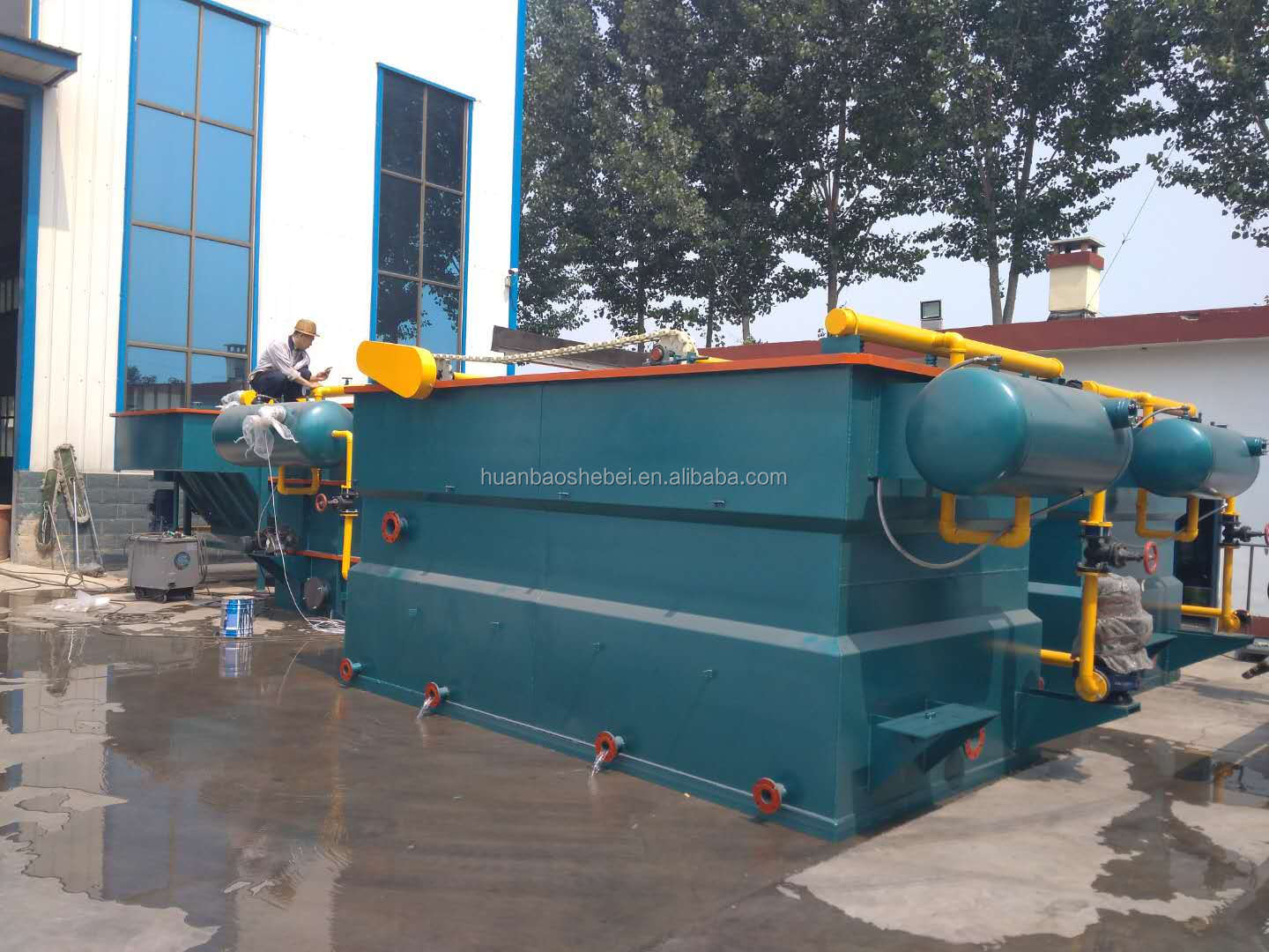 Video Technical Support Sewage Treatment Plant Water Filter System and DAF Equipment