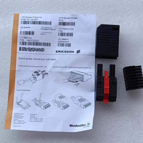 Ericsson SUP 6601 Quick Guide Connector NTB 101 291