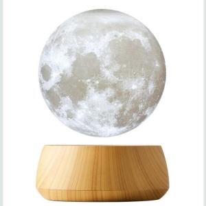 Wholesale promotion new square base magnetic levitation 6inch moon lamp light for decor gift from china suppliers