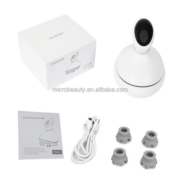 4 Head Electric Shampoo Brush Stress Relief Handheld Head Massage Machine 5W