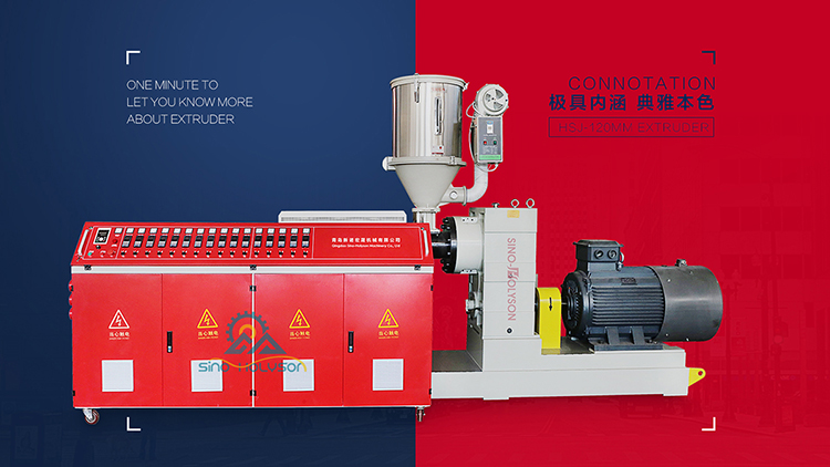 38CrMoAl Screw Material PP PE PPR Single Screw Plastic Extruder Machine