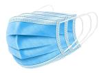Disposable 3 Ply Hospital Face Masks Mouth Cover For Coronavirus Virus Pollen