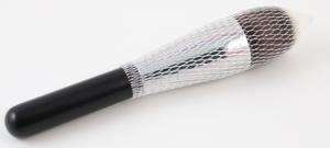 Wholesale Black Long Handle Powder Makeup Brush With Brown Nylon Hair from china suppliers