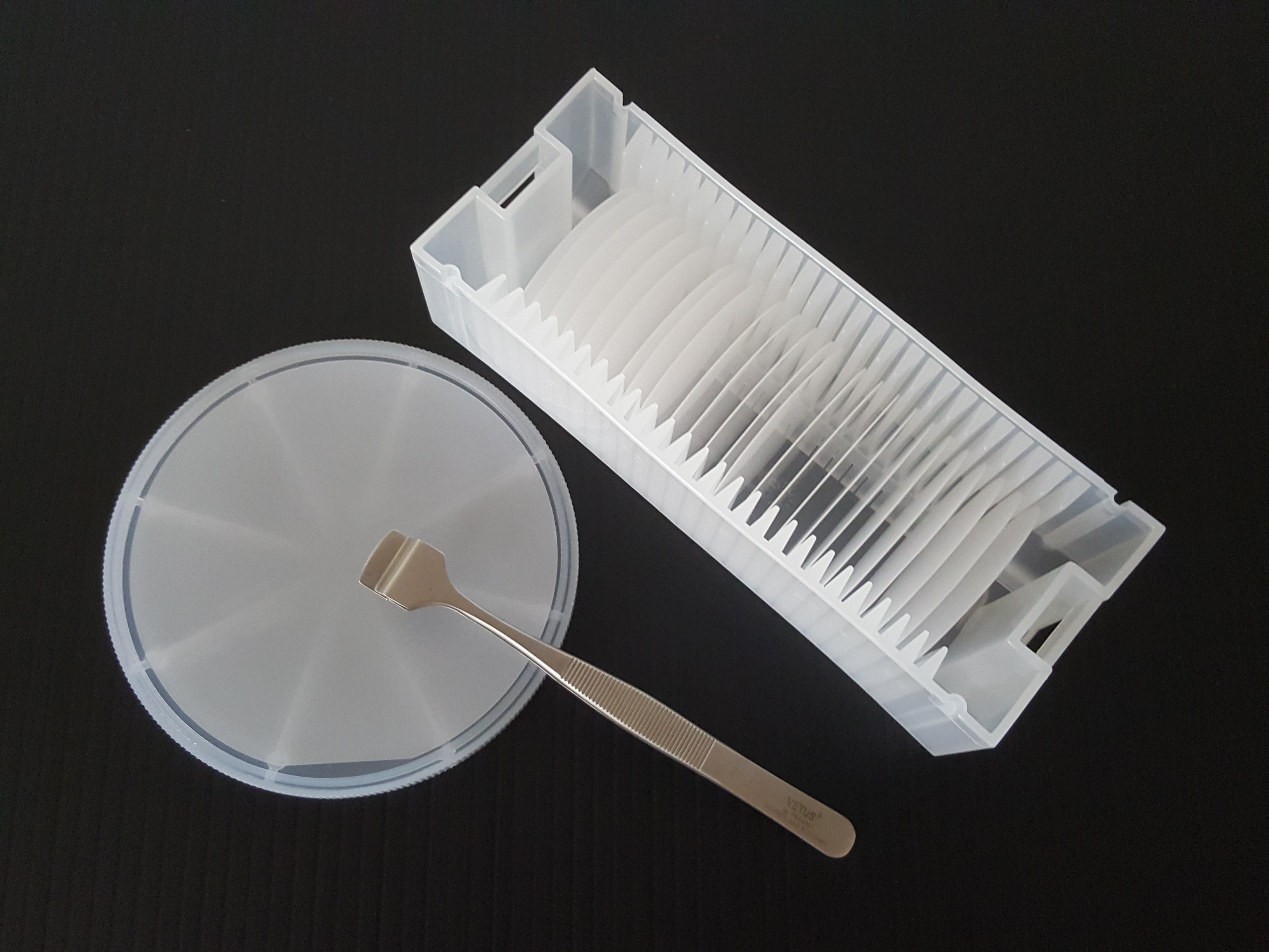 C Axis Single Crystal Sapphire Wafer 2inch Dia 50.8mm Sapphire Substrates