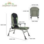 53x100x68cm Outdoor Foldable Fishing Chair 8kg Collapsable Fishing Chair