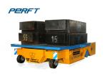 Trackless Handling Bogie Material Transfer Cart , Heavy Duty Plant Trailer