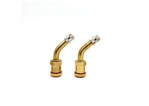 Wholesale V3.22.1 Brass Stem Tire Valve Effective Length 58mm European Style Bend 45° from china suppliers
