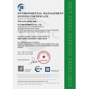 Flo-Instruments Co., Ltd Certifications