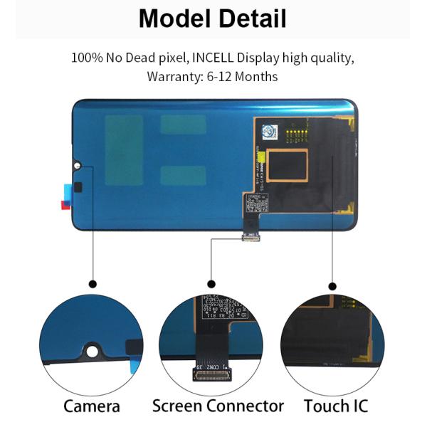 TKZ Wholesale Original LCD Touch Screen For Xiaomi 10 Pro Amoled Screen Display for Xiaomi Mi 10