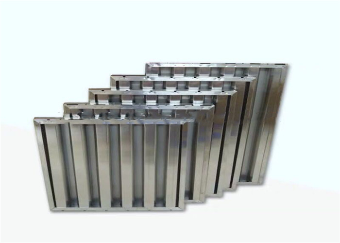 Eco- Friendly Commercial Kitchen Hood Filters 3 To 6 Layer Aluminum Mesh