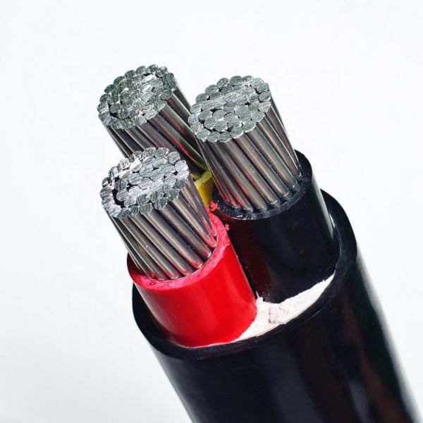 600V Rated Voltage 3 Core Armoured Cable With XLPE Insulation PVC Jacket