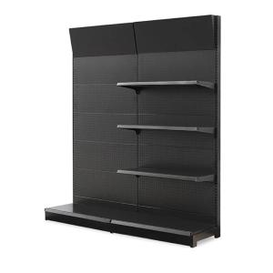 Wholesale Factory Price Single side Black Shelf supermarket shelves from china suppliers
