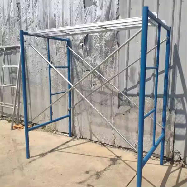 Customizable Frame Scaffold with Anti-Rust Paint and Easy Assembly Mobile Step Portal Scaffolding