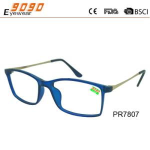 Wholesale Hot sale style reading glasses with metal temple,suitable for men and women, from china suppliers