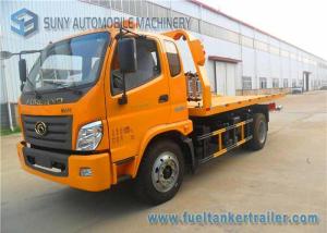Wholesale Yellow Forland Times 5T flatbed tow truck 3 Seats 1 Sleeper Left Hand Drive from china suppliers