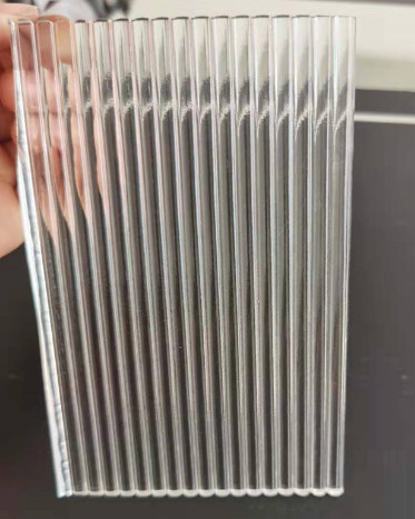 99% Transparency Patterned Glass for Building UV Protection Included