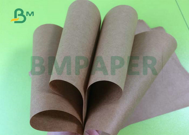 97cm Width 80gsm 90gsm High Strength Semi-Extendable Brown Paper Roll To Bags 